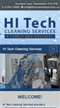 Mobile Screenshot of hitechcleaningservices.co.uk