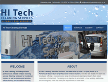 Tablet Screenshot of hitechcleaningservices.co.uk